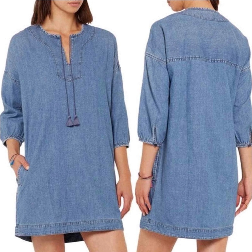 Madewell Chambray Denim Artiste Dress